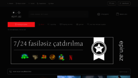 What Epin.az website looked like in 2023 (1 year ago)