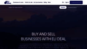 What Eli-deal.com website looked like in 2023 (This year)