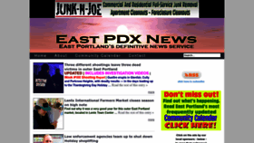 What Eastpdxnews.com website looked like in 2023 (This year)