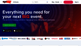 What Egotickets.com website looked like in 2023 (1 year ago)