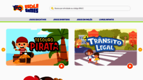 What Escolagames.com.br website looked like in 2023 (This year)