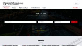 What Eskisehirburada.com website looked like in 2023 (This year)