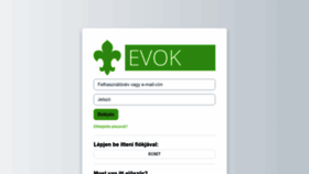 What Evok.cserkesz.hu website looked like in 2023 (This year)