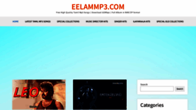 What Eelammp3.com website looked like in 2023 (This year)