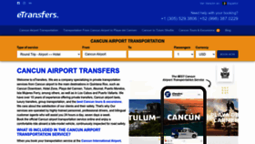 What Etransfers.com website looked like in 2023 (This year)