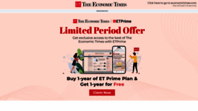 What Economictimes.indiatimes.com website looked like in 2023 (This year)