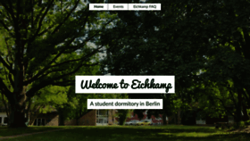 What Eichkamp.net website looked like in 2023 (This year)