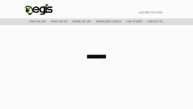 What Egisenv.com website looked like in 2023 (This year)