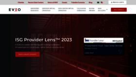 What Eveo.com.br website looked like in 2023 (This year)