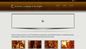 What Enochian.com website looked like in 2023 (This year)