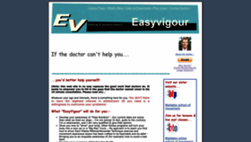What Easyvigour.net.nz website looked like in 2023 (This year)