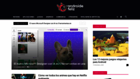 What Elandroidefeliz.com website looked like in 2023 (This year)