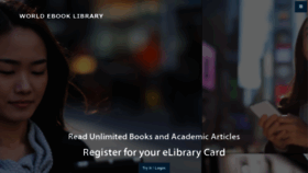 What Ebooklibrary.org website looked like in 2023 (This year)