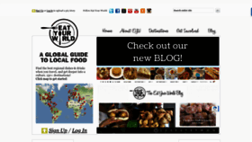 What Eatyourworld.com website looked like in 2023 (This year)