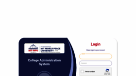 What Erp.mitwpu.edu.in website looked like in 2023 (This year)