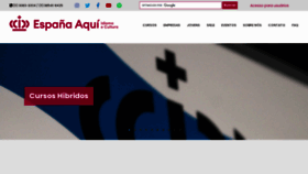What Espanaaqui.com.br website looked like in 2023 (This year)