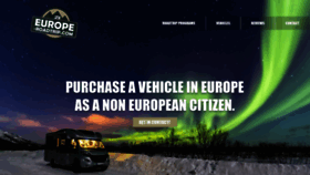 What Europe-roadtrip.com website looks like in 2024 