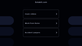 What Extabit.com website looks like in 2024 