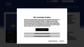 What Europawahl-bw.de website looked like in 2024 (1 year ago)