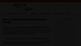 What Emprendepyme.net website looks like in 2024 