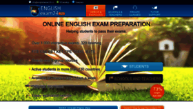 What Englishexam24.ru website looks like in 2024 