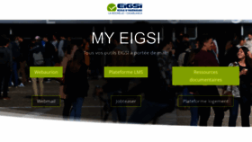 What Extranet.eigsi.fr website looks like in 2024 