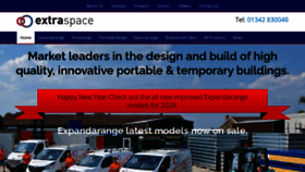What Extraspace.co.uk website looks like in 2024 