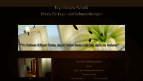 What Ergotherapie-schenk.de website looks like in 2024 