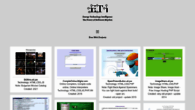 What Eti.pw website looked like in 2024 (1 year ago)
