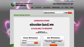 What Ebooks-land.ws website looks like in 2024 
