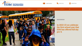 What Esmschools.org website looks like in 2024 