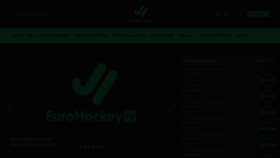 What Eurohockeytv.org website looked like in 2024 (2 years ago)