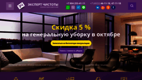 What Expert-cleaning.ru website looks like in 2024 