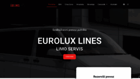 What Euroluxlines.com website looks like in 2024 