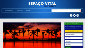 What Espacovital.com.br website looks like in 2024 