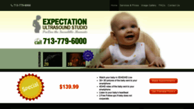 What Expectationultrasound.com website looks like in 2024 