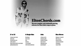 What Eltonchords.com website looks like in 2024 