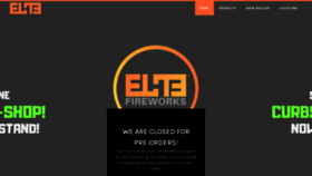 What Elitefireworks.com website looks like in 2024 