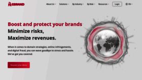 What Ebrand.com website looked like in 2024 (1 year ago)