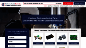 What Electromechanicaldistribution.com website looked like in 2024 (1 year ago)