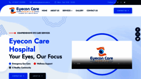 What Eyeconcare.in website looks like in 2024 
