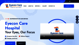 What Eyeconcare.in website looked like in 2024 (1 year ago)