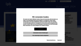What Europawahl-bw.de website looked like in 2024 (1 year ago)