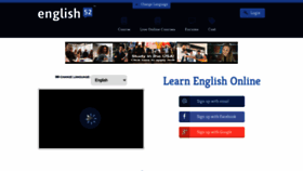 What English52.com website looks like in 2024 