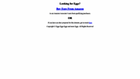 What Eggs.com website looks like in 2024 