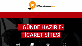 What E-ticaretebasla.com website looked like in 2024 (1 year ago)