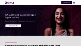 What Eadlaureate.com.br website looks like in 2024 