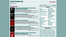 What Ebook-hunter.org website looks like in 2024 