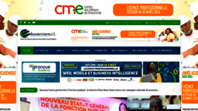 What Educarriere.ci website looked like in 2024 (1 year ago)