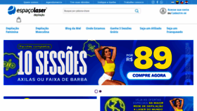 What Espacolaser.com.br website looks like in 2024 